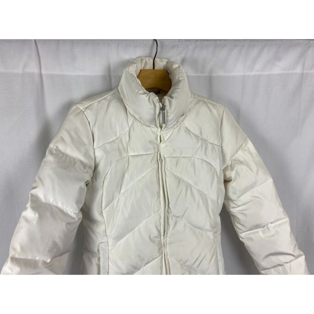 Calvin Klein White Winter Puffer‎ Style Jacket Women's XS. - Picture 3 of 14